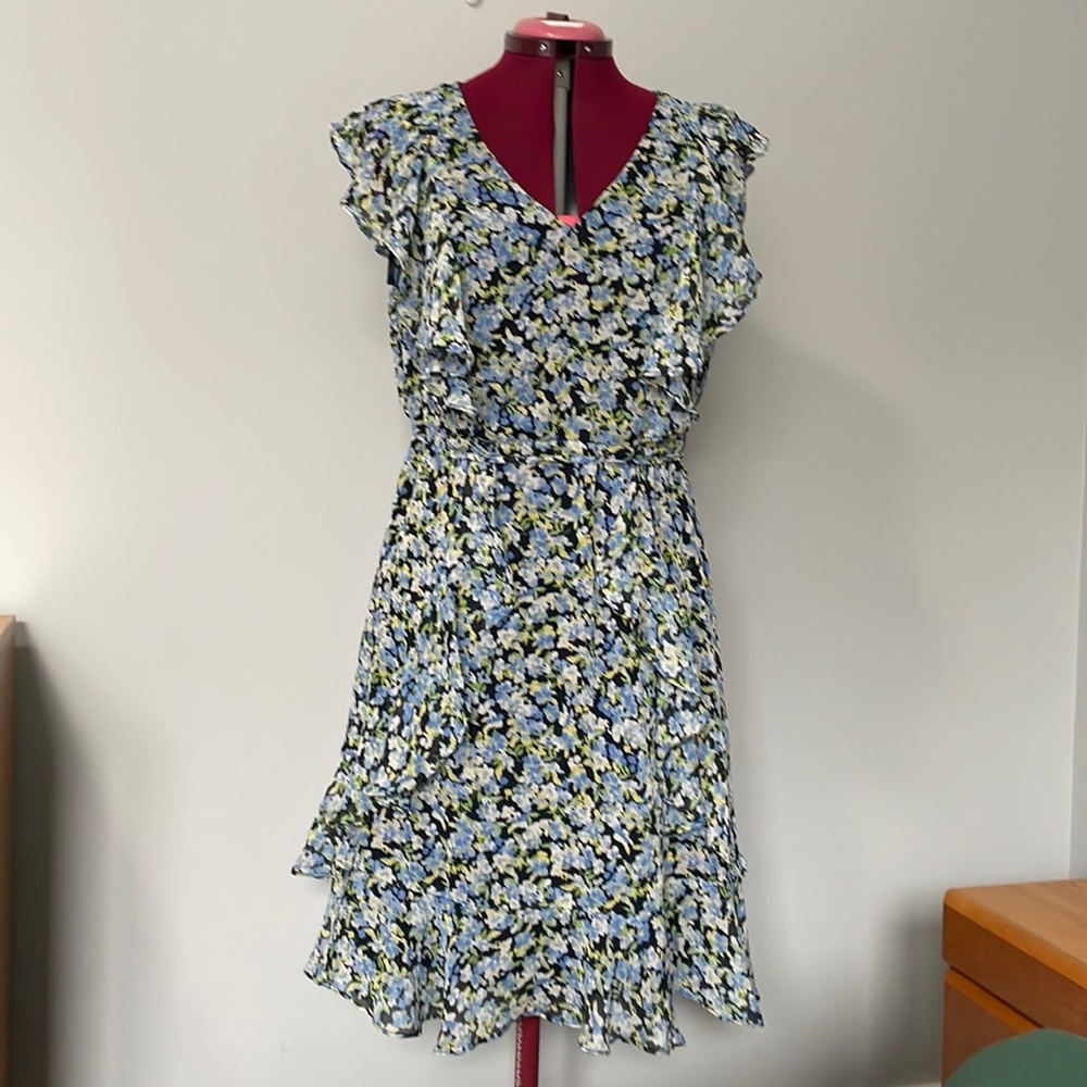 Tommy Hilfiger ruffly floral dress
